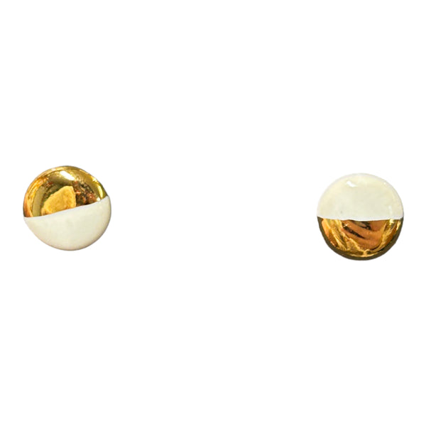 Round Stud Earrings