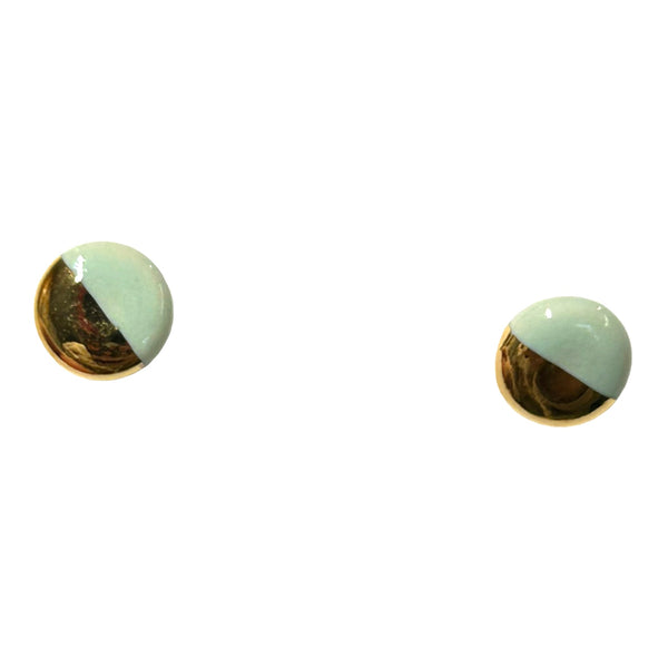 Round Stud Earrings