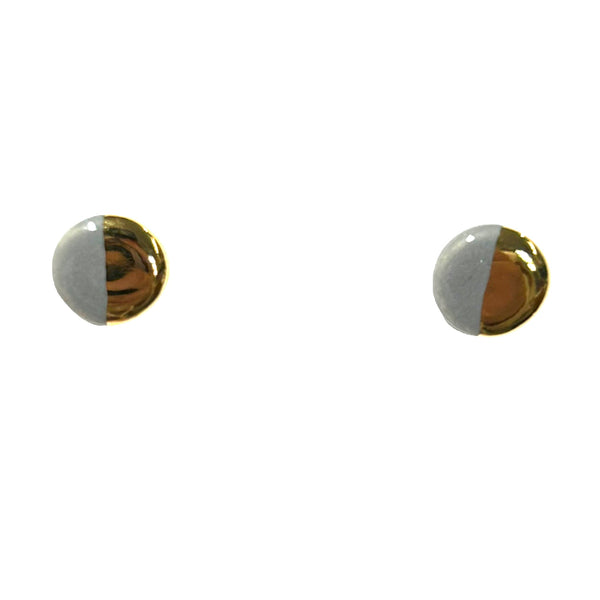 Round Stud Earrings