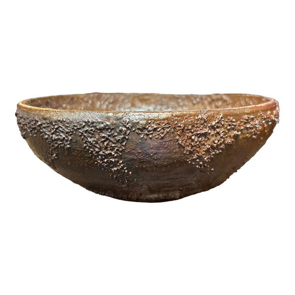 Gold Raku Reef Bowl