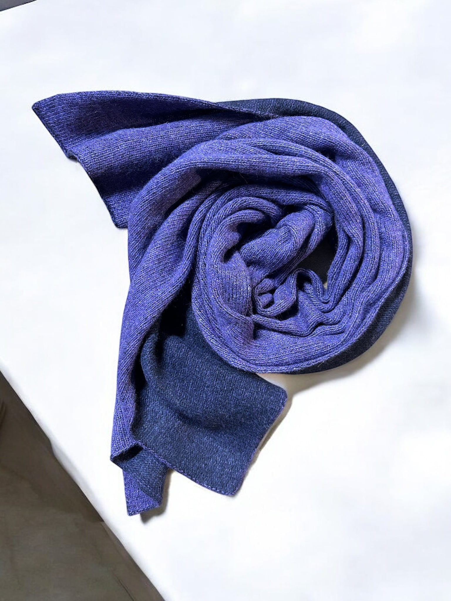 Asymmetrical Merino & Cashmere Scarf - FS