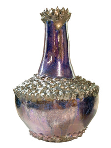 Metallic Purple Luster Vase