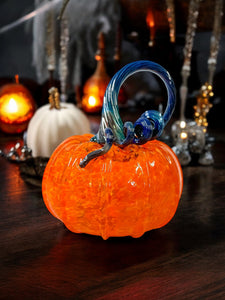 Glass Pumpkin - Orange