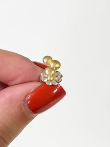 18K Gold Bubble Studs