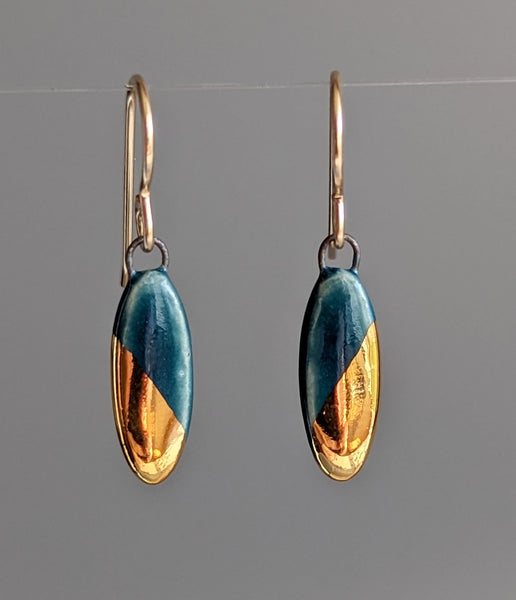 Oval Dangle Earrings